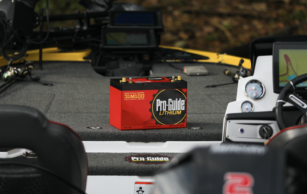 pro-guide lithium boat battery